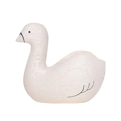 Pole pole wooden animal Swan