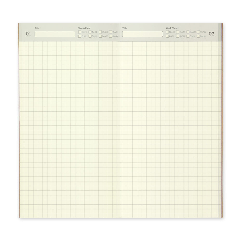 TRAVELER'S notebook Refill Free diary <Daily> 005   <Basic Item>