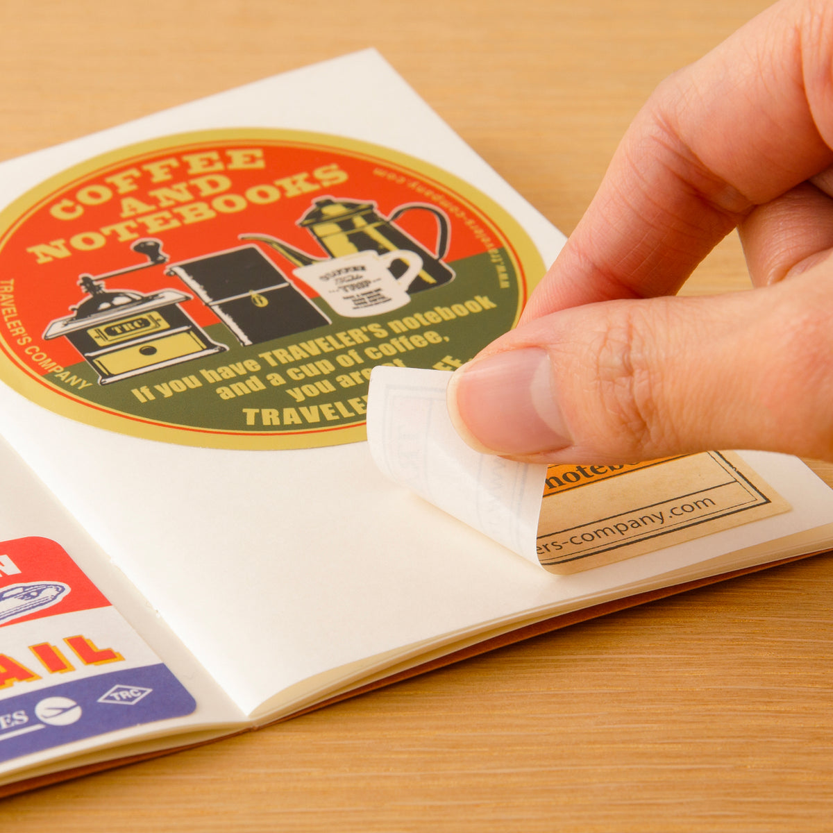 TRAVELER’S notebook Passport Size Refill Sticker Release Paper