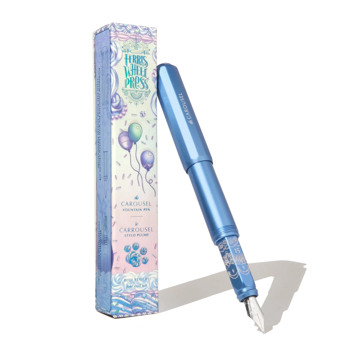 Limited Edition 2025 - Blue Revelry Aluminum Carousel Pen - Medium