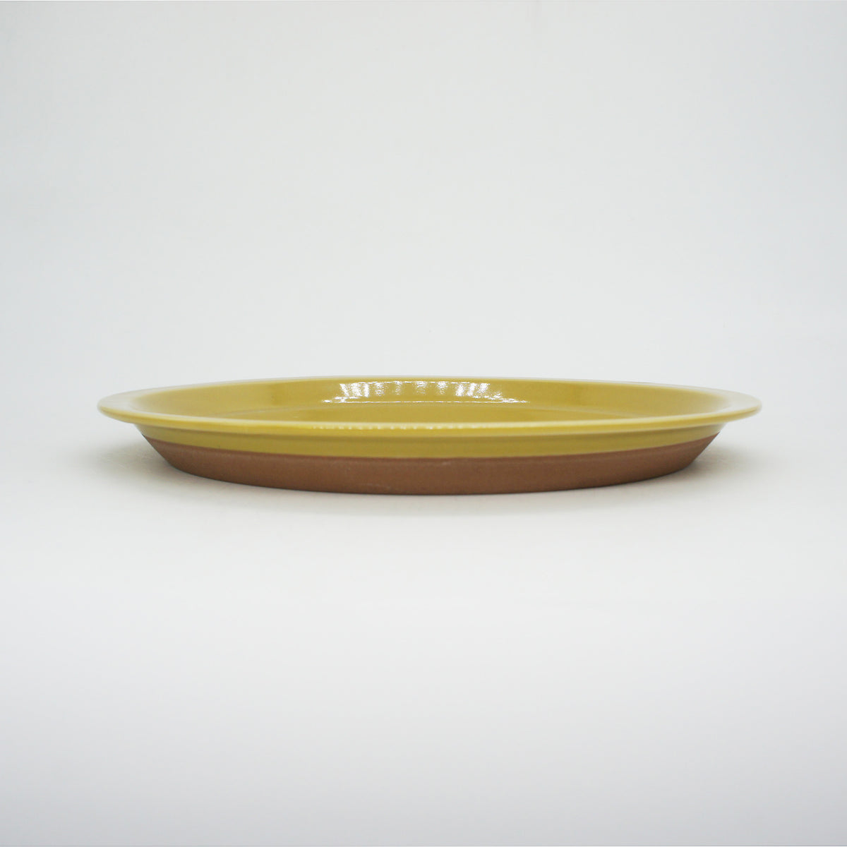 CHIPS PLATE L - solid mustard