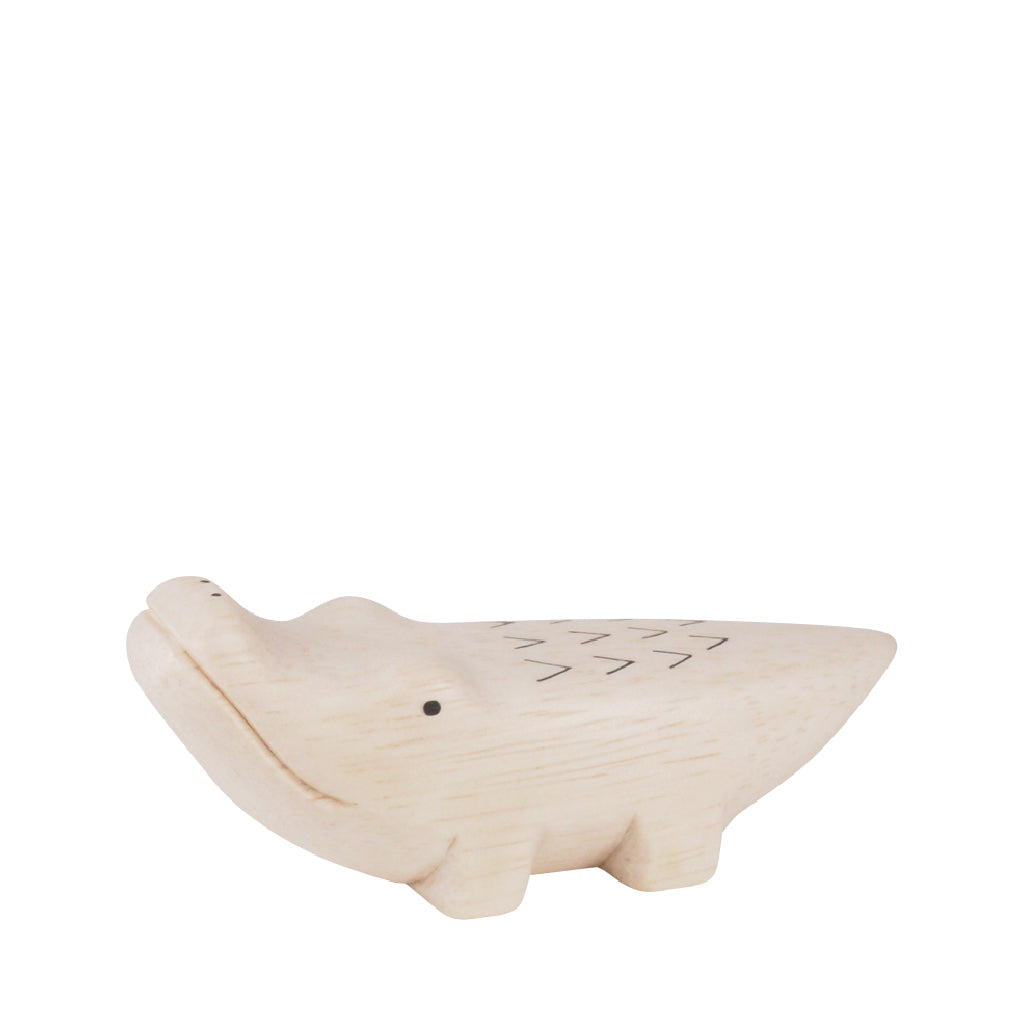 Pole pole wooden animal Crocodile