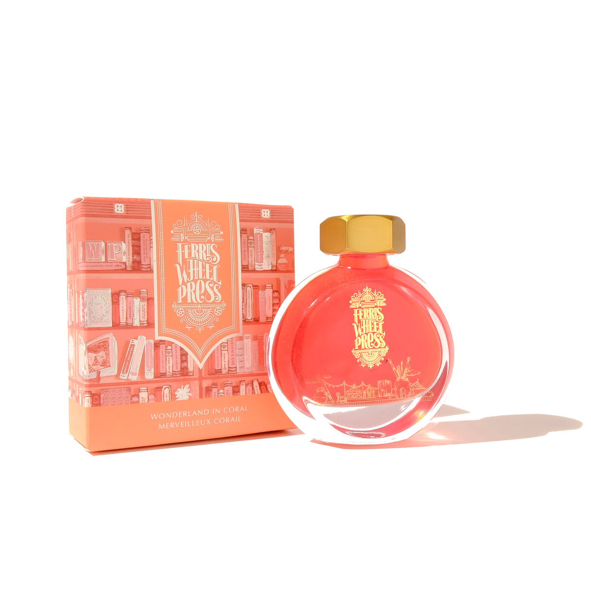 38ml Fountain Pen Ink - Wonderland In Coral