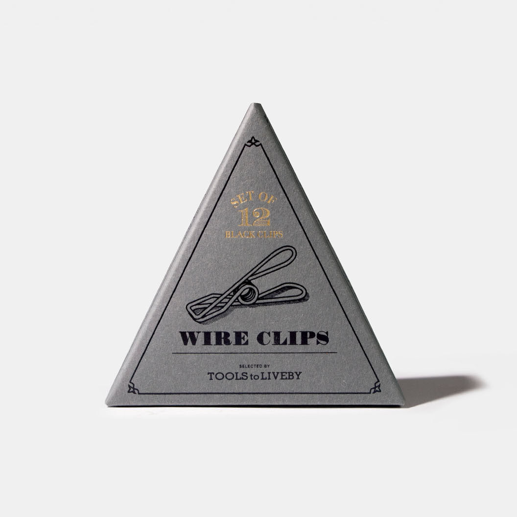 wire clip / black / 12pcs per pack