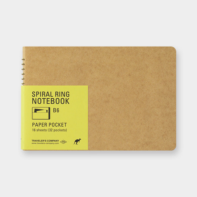 TRC SPIRAL RING NOTEBOOK <B6> Paper Pocket