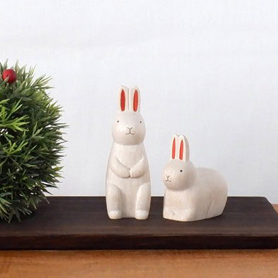 T-Lab./ Polepole Animal/ Rabbit/ Red/ Standing