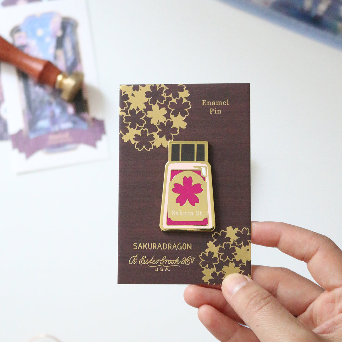 Sakura Street Ink Lapel Pin