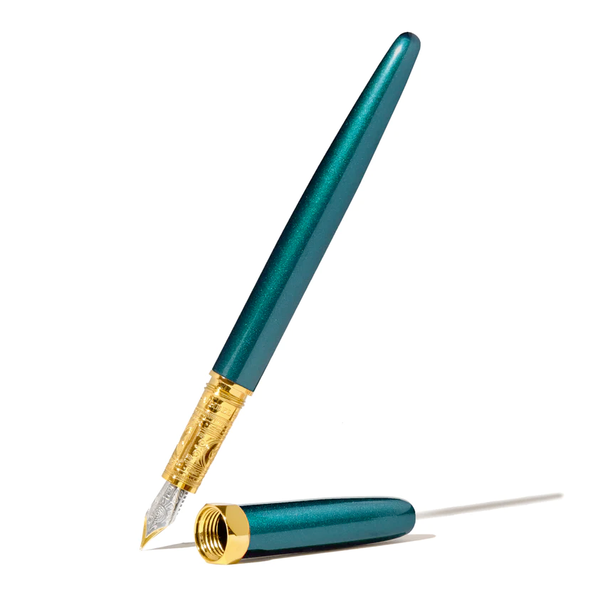 Bijou Fountain Pen - Printmaker's Teal - Medium