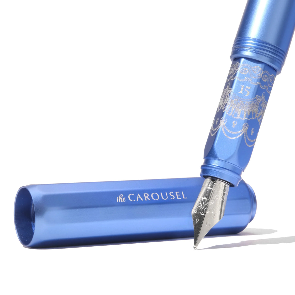 Limited Edition 2025 - Blue Revelry Aluminum Carousel Pen - Medium