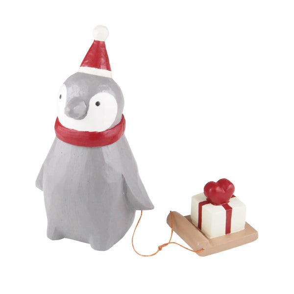 T-Lab./ christmas Penguin Santa/ Heart Present