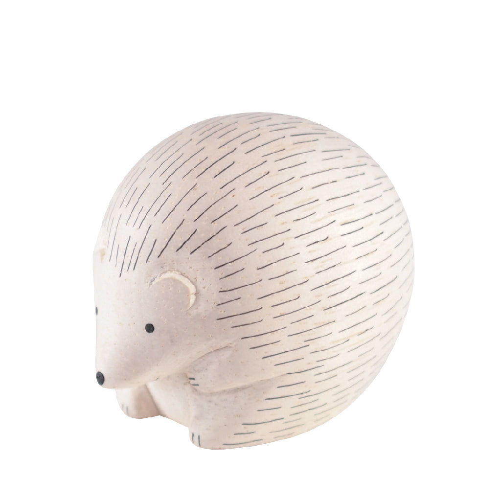 Pole pole wooden animal Hedgehog