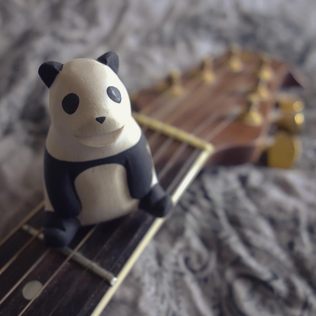 Pole pole wooden animal Panda