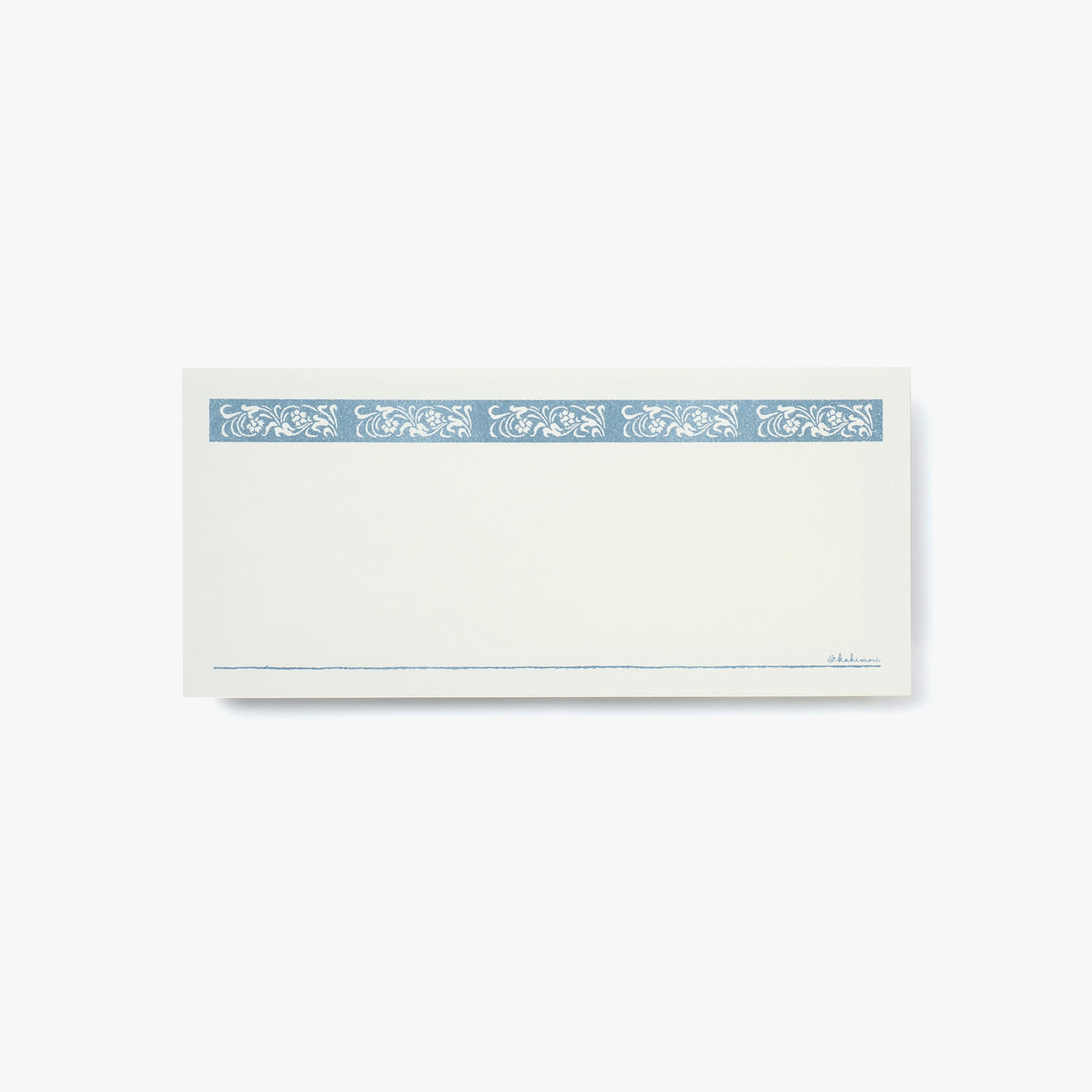 Single note Floral Blue grey