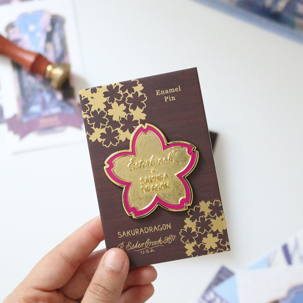 Sakura Street Flower Lapel Pin