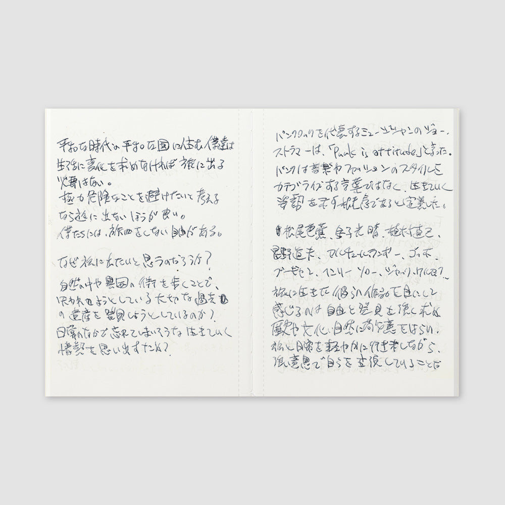 TRAVELER'S notebook Refill <Passport Size> Light Paper 005