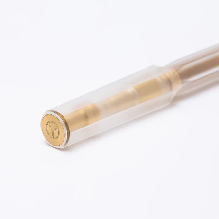 Glamour Evolve - Elemental Rollerball Pen - Brass Gold