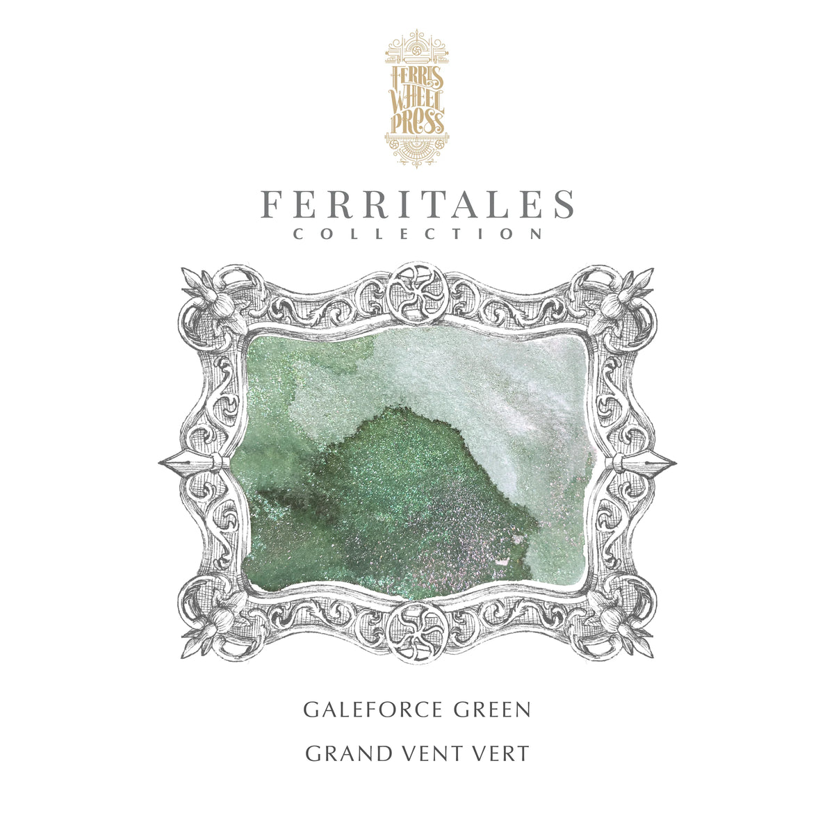 10ml Fountain Pen Ink - Galeforce Green