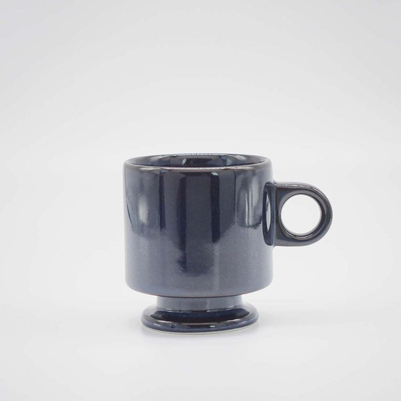 Smith stacking Footed mug - navy