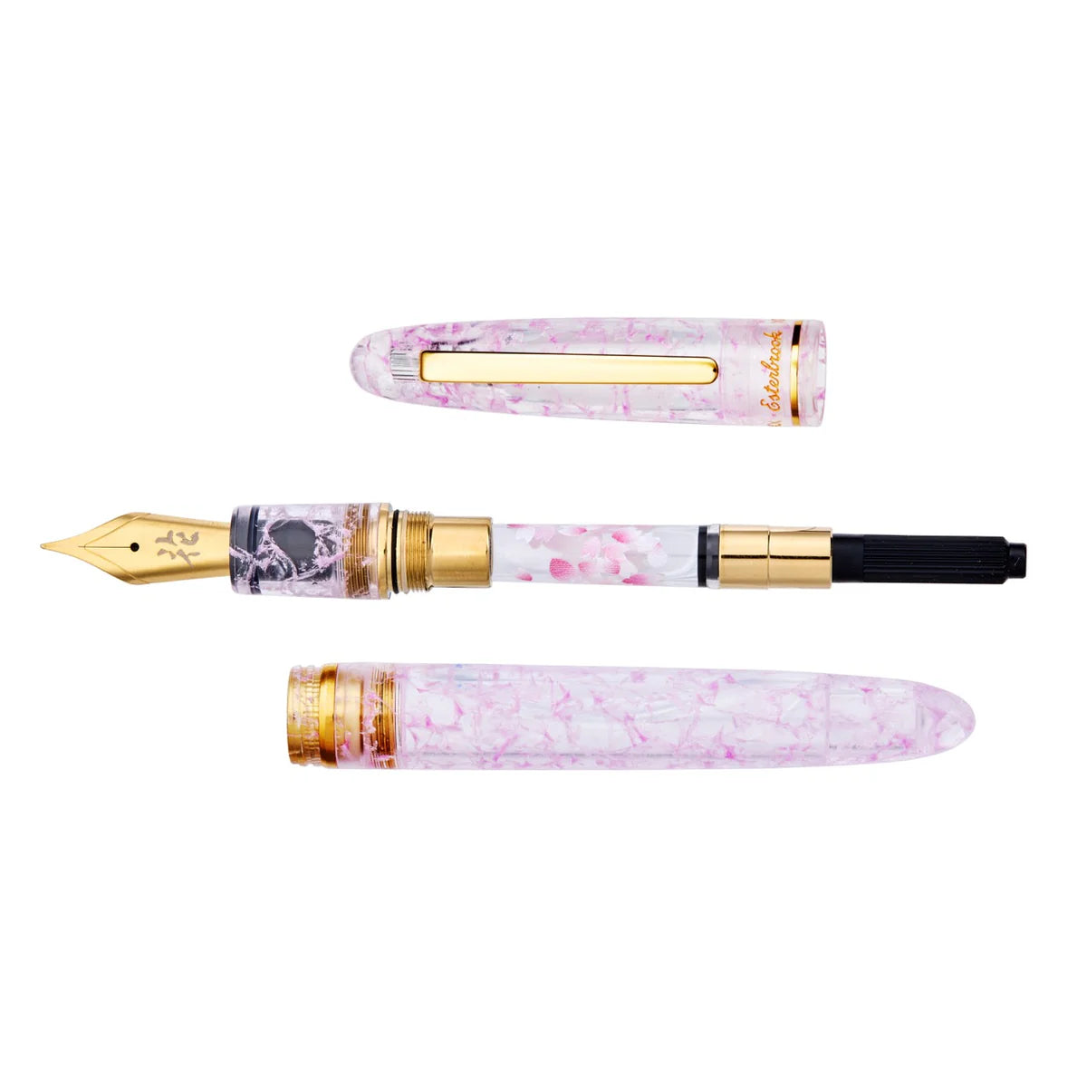 BUNGUBOX x Esterbrook Kachofugetsu Flower Fountain Pen, Broad Nib