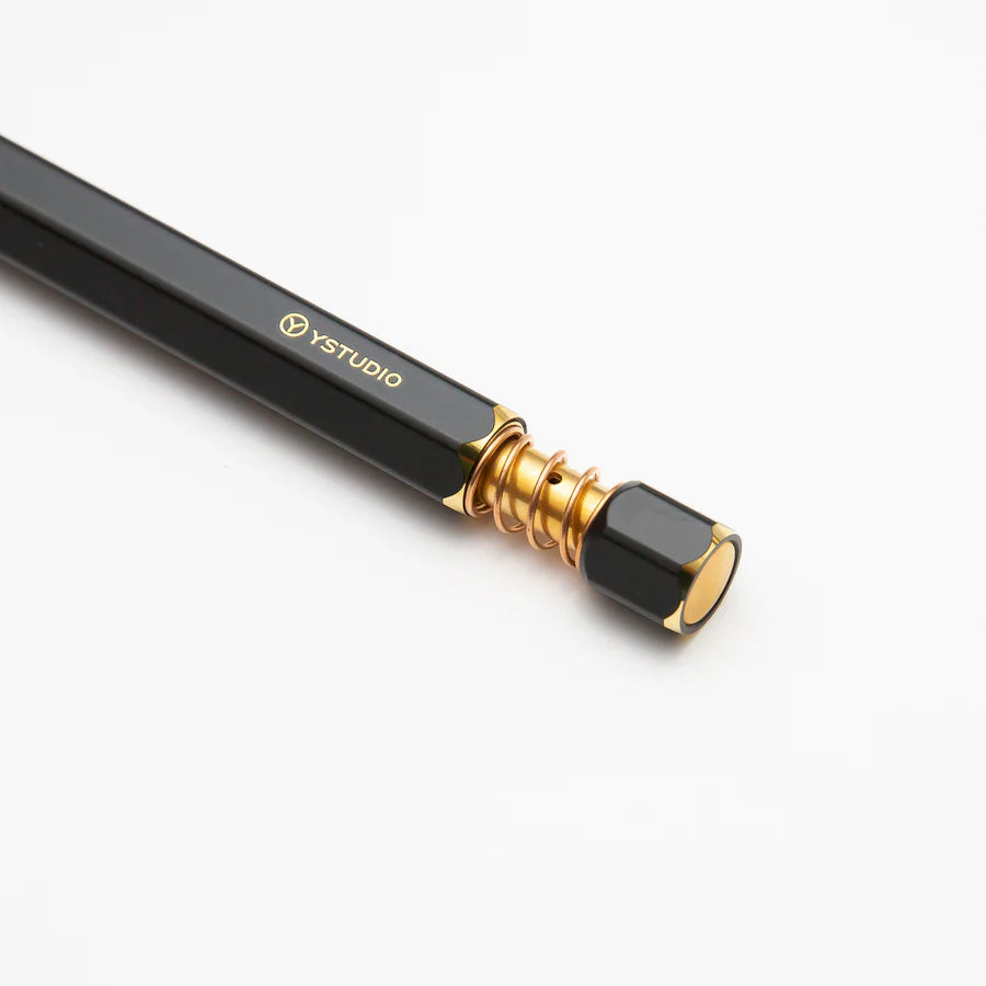 Classic Revolve-Spring Ballpoint Pen(Black)