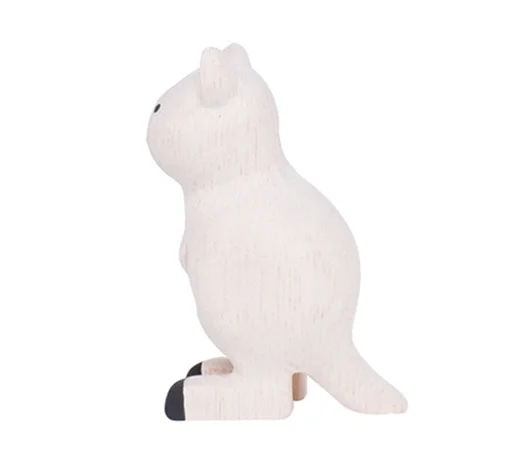 Pole pole wooden animal Quokka