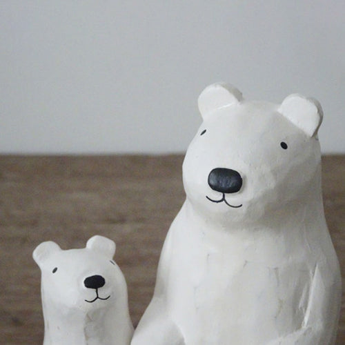 Wooden animal Naughty Polar Bear Parent