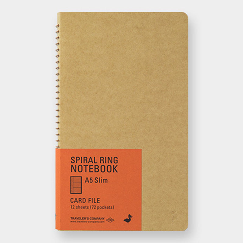 TRC SPIRAL RING NOTEBOOK <A5 Slim> Card File