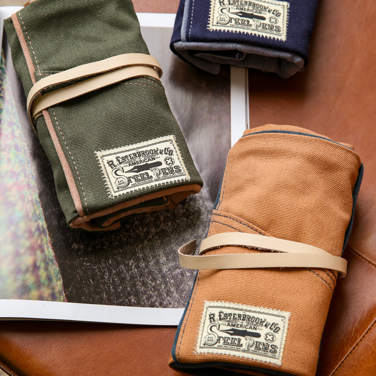 Esterbrook Pen Cups and Rolls - 2Gocup Tan
