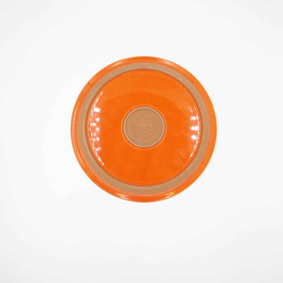 CHIPS PLATE L - solid orange