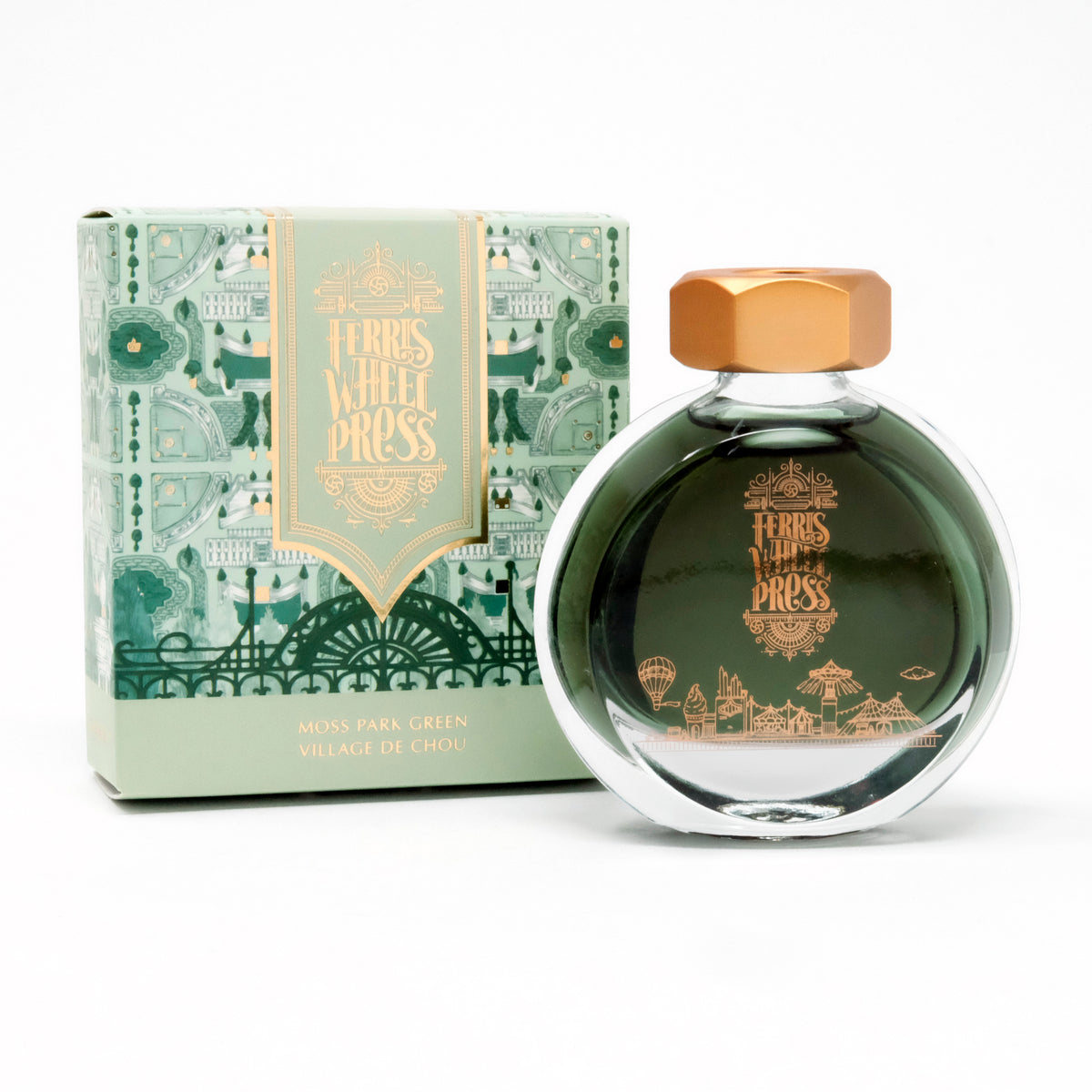 38ml Fountain Pen Ink - Moss Park Green