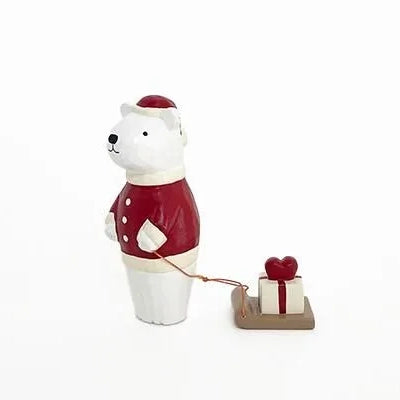 T-Lab./ christmas Polar Bear Santa/ Heart Present