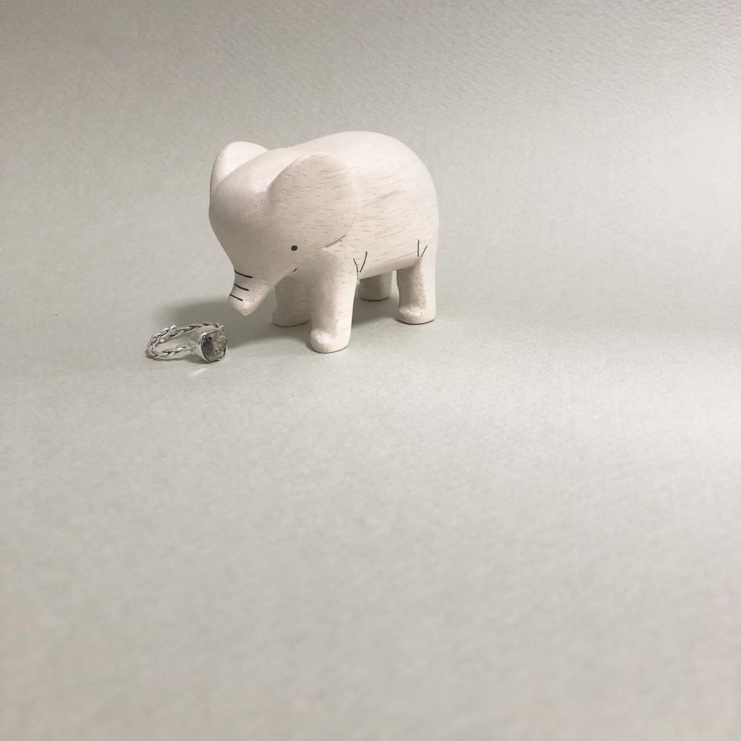 Pole pole wooden animal Elephant