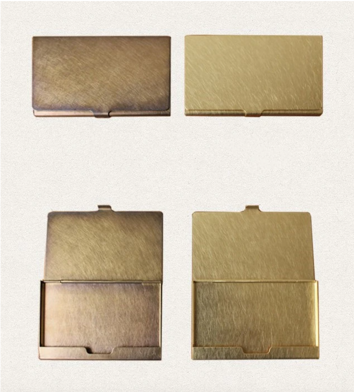 BRASS BOX CARDCASE RUST
