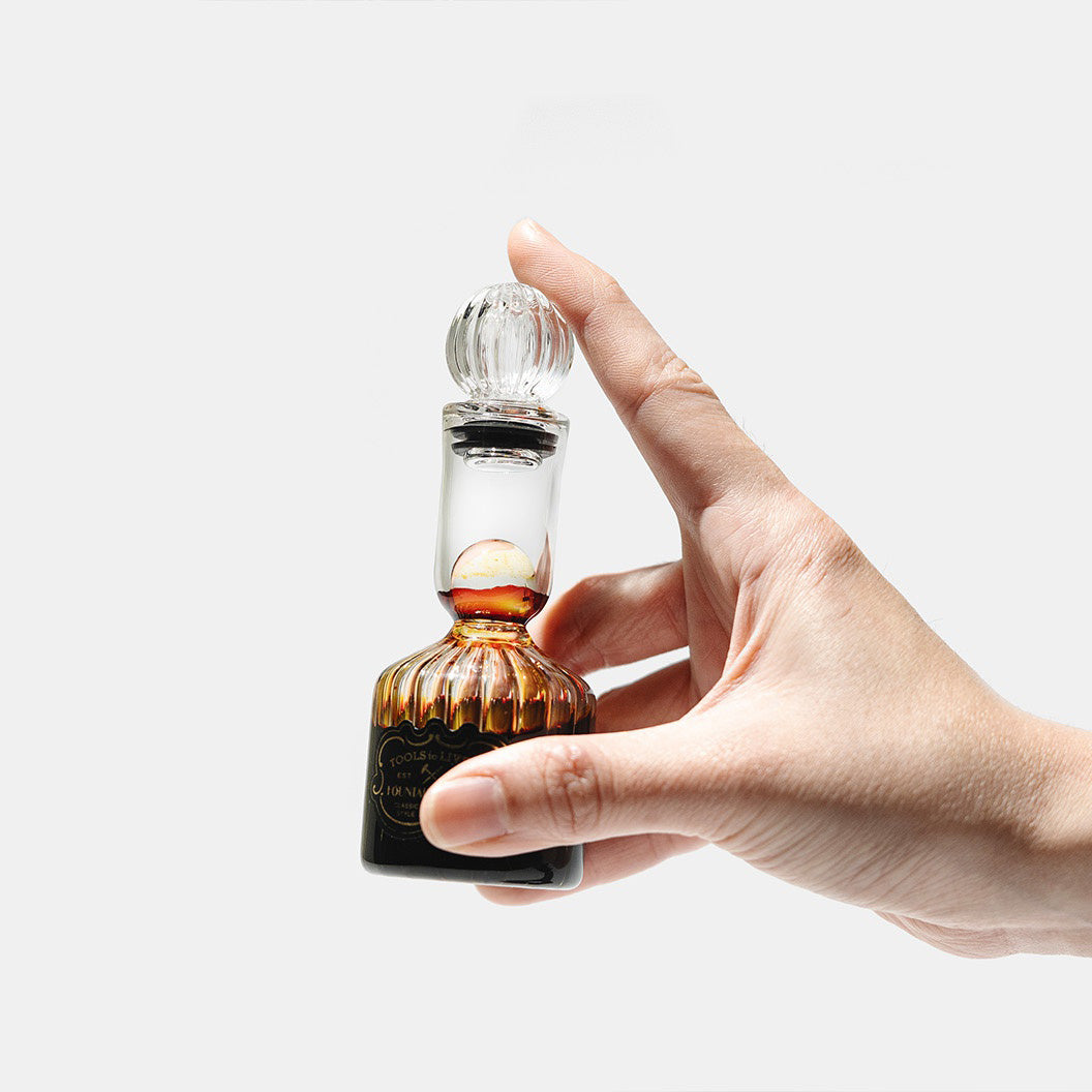 glass bottle ink / walnut