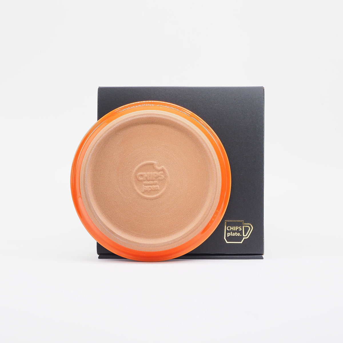 CHIPS PLATE S - solid orange