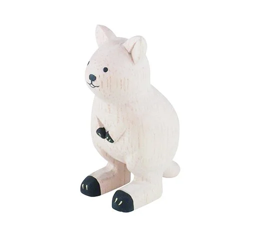 Pole pole wooden animal Quokka