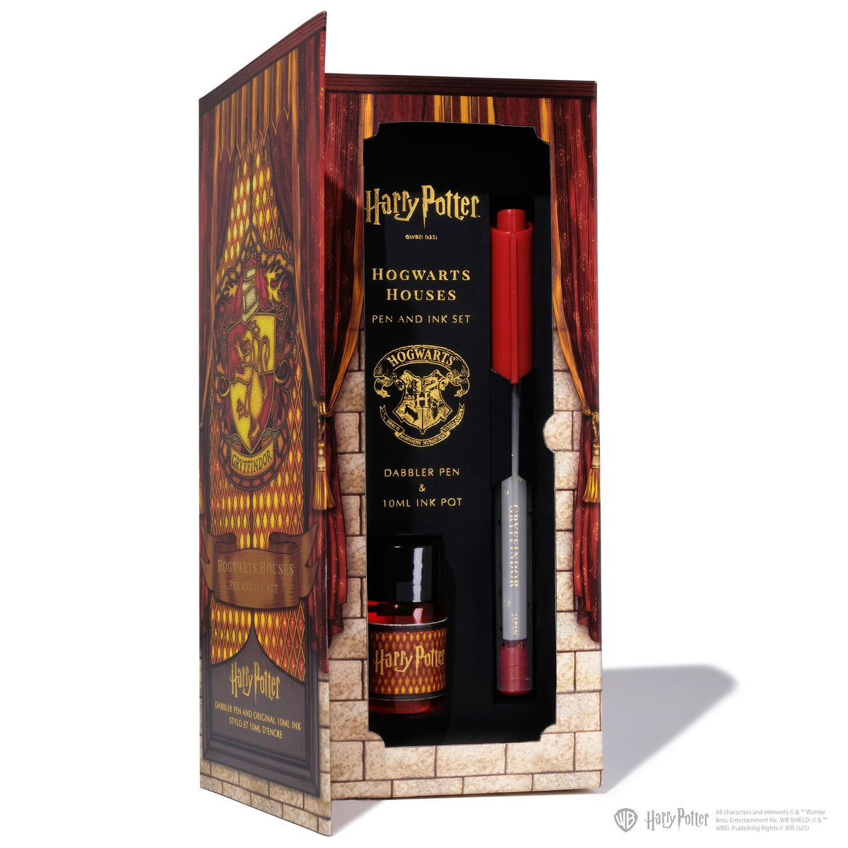 Warner Bros. - Harry Potter - Dabbler Pen and 10ml Ink Set - Gryffindor