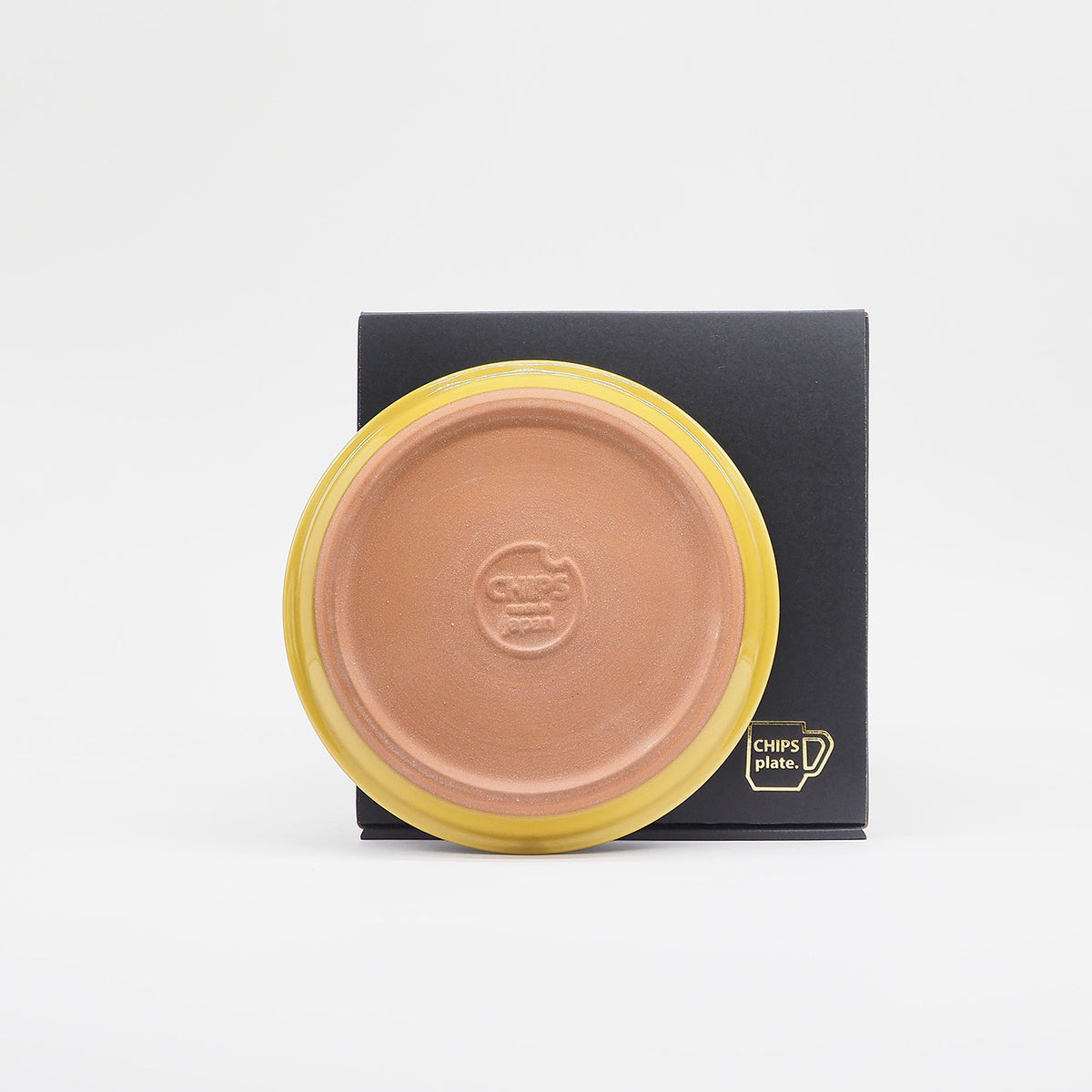 CHIPS PLATE S - solid mustard