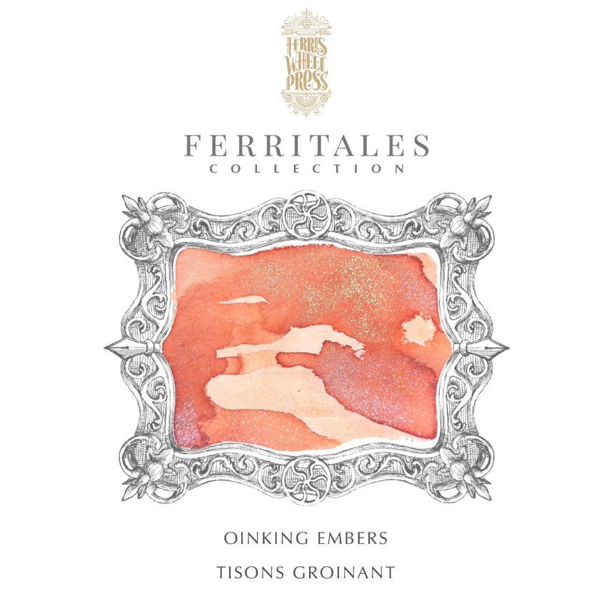 Ferritales 20ml Fountain Pen Ink - Oinking Embers