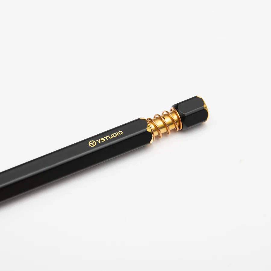 Classic Revolve-Spring Ballpoint Pen(Black)