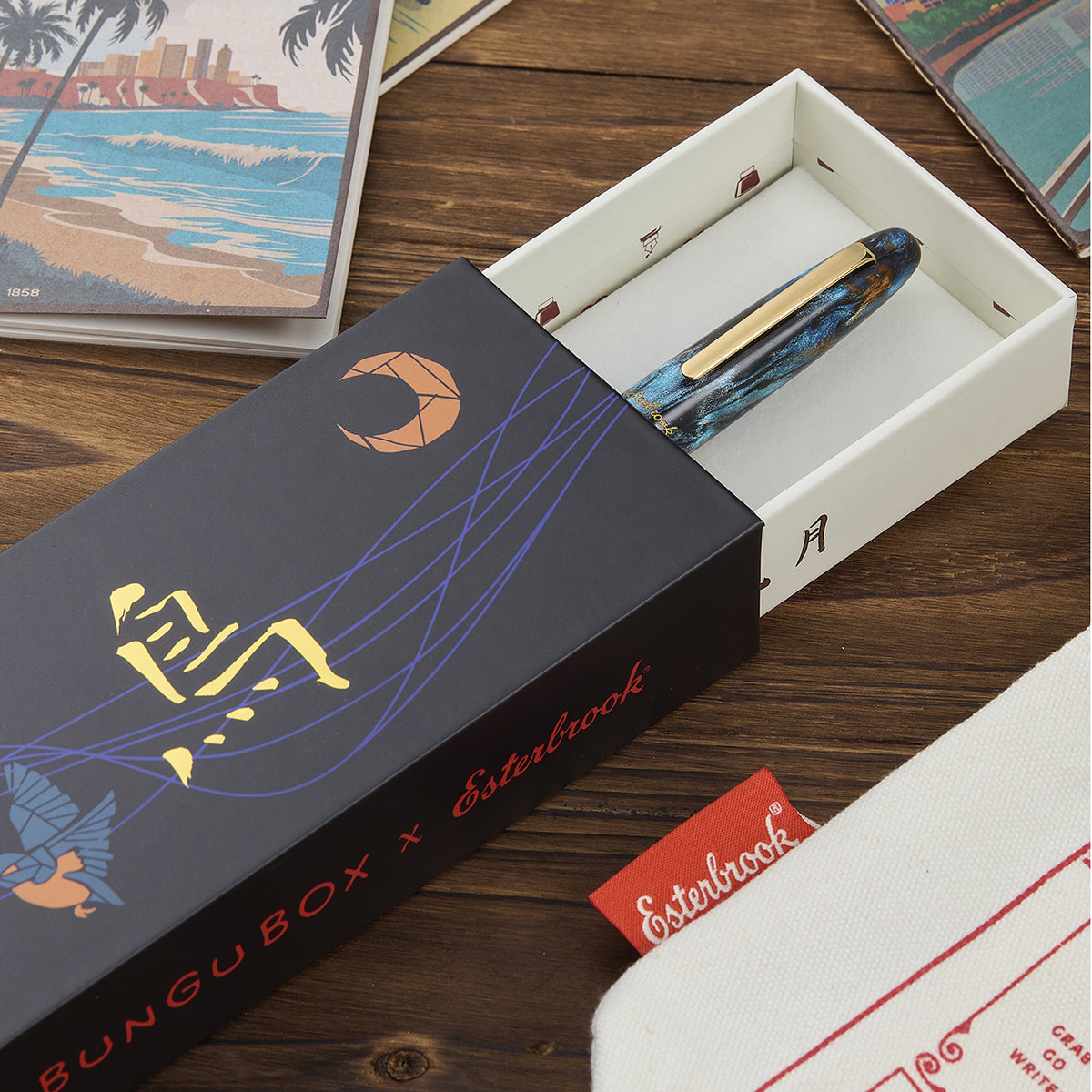 Esterbrook x BUNGU Box Kingfisher Edition Estie - Medium