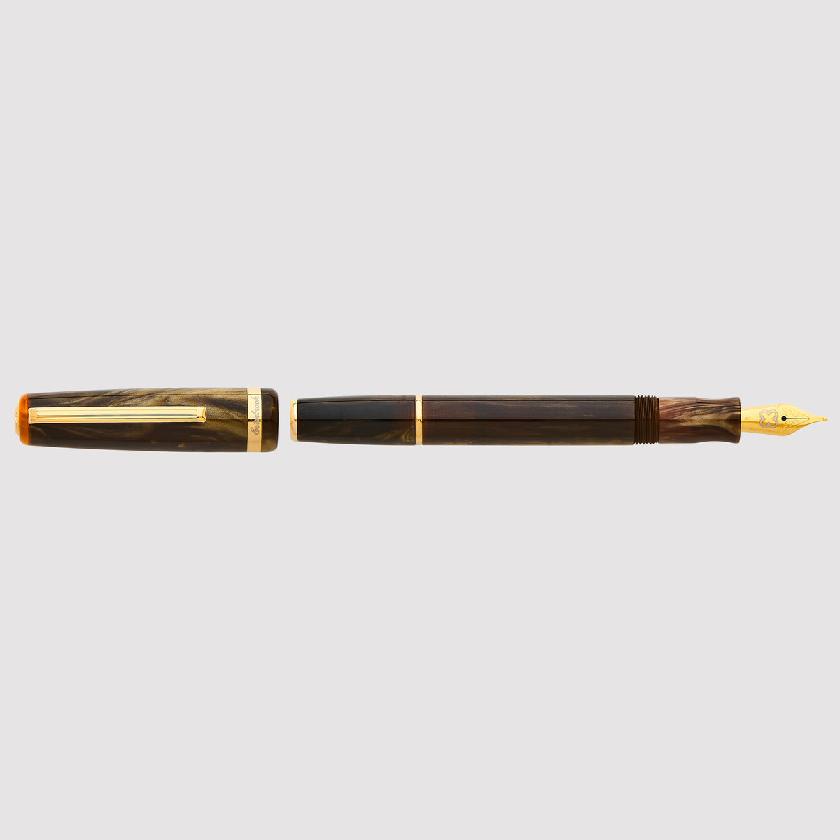 JR pocket Pen - Pumpkin Latte - Gold Trim