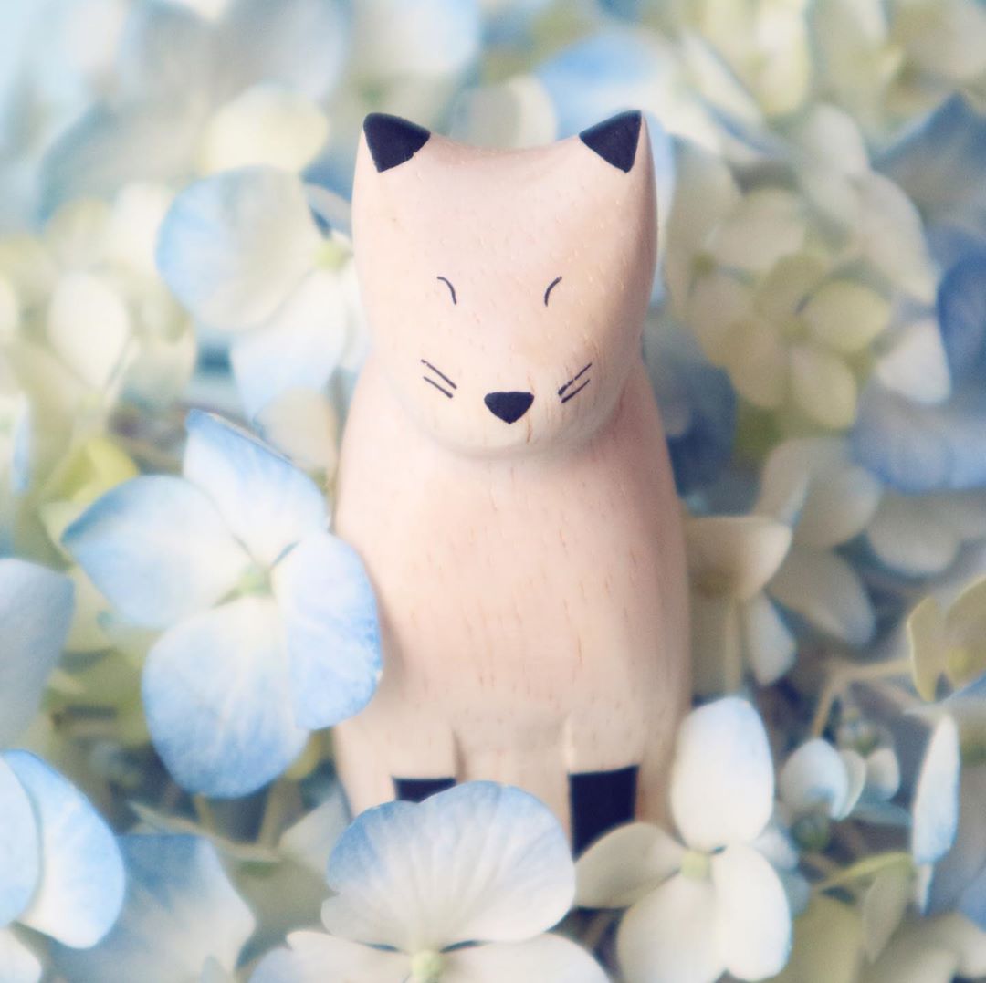 Pole pole wooden animal Fox