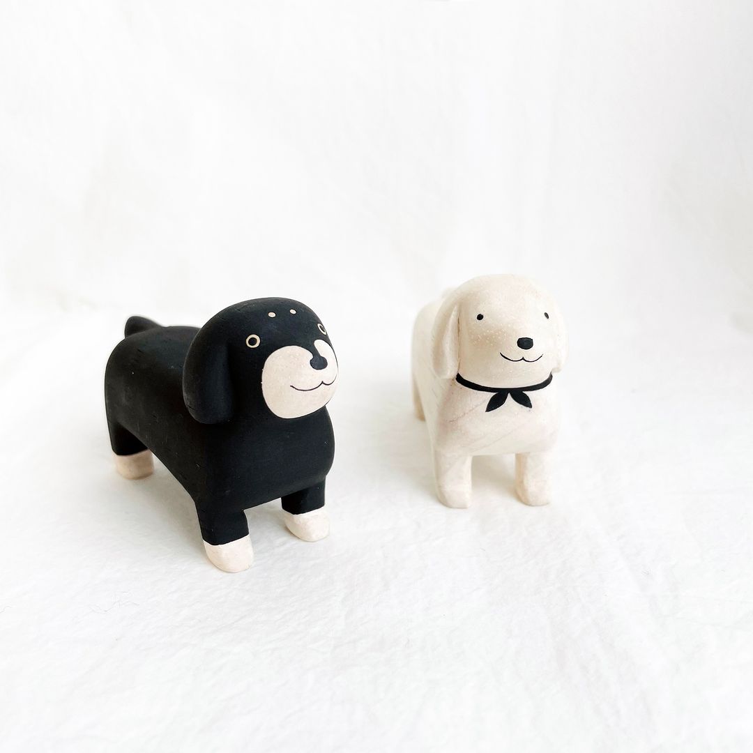 T-Lab./ Polepole Animal/ Dachshund black