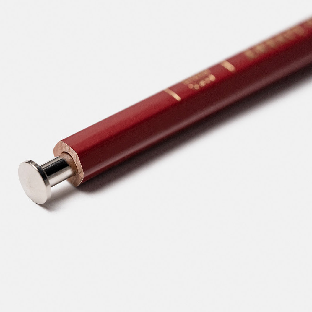 Wooden Mechanical Pencil/ dark red