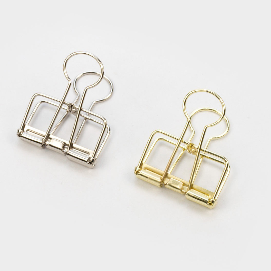 clip 32mm / golden / 6pcs per pack
