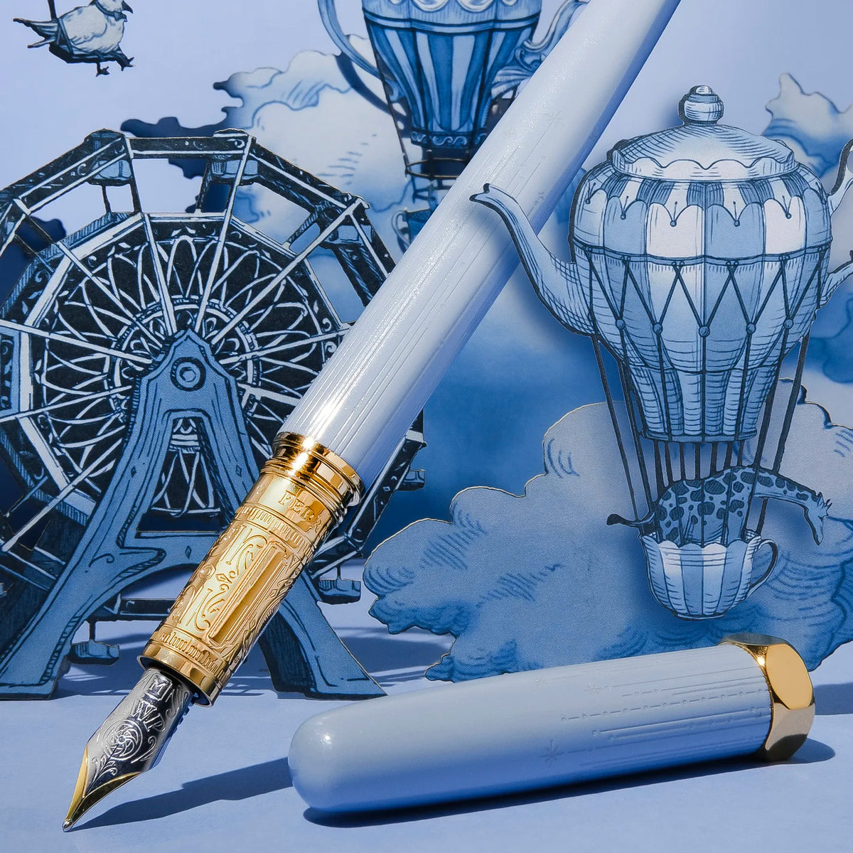 Bijou Fountain Pen - Forget Me Not - Medium