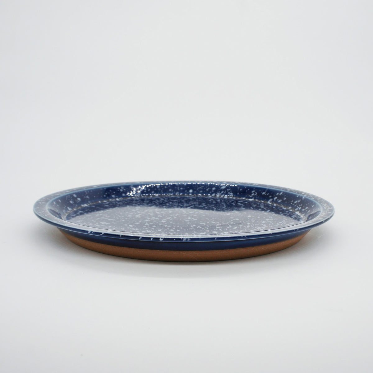 CHIPS PLATE L - splash navy-white