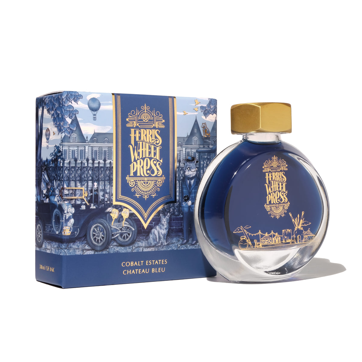 38ml Fountain Pen Ink - Cobalt Estates