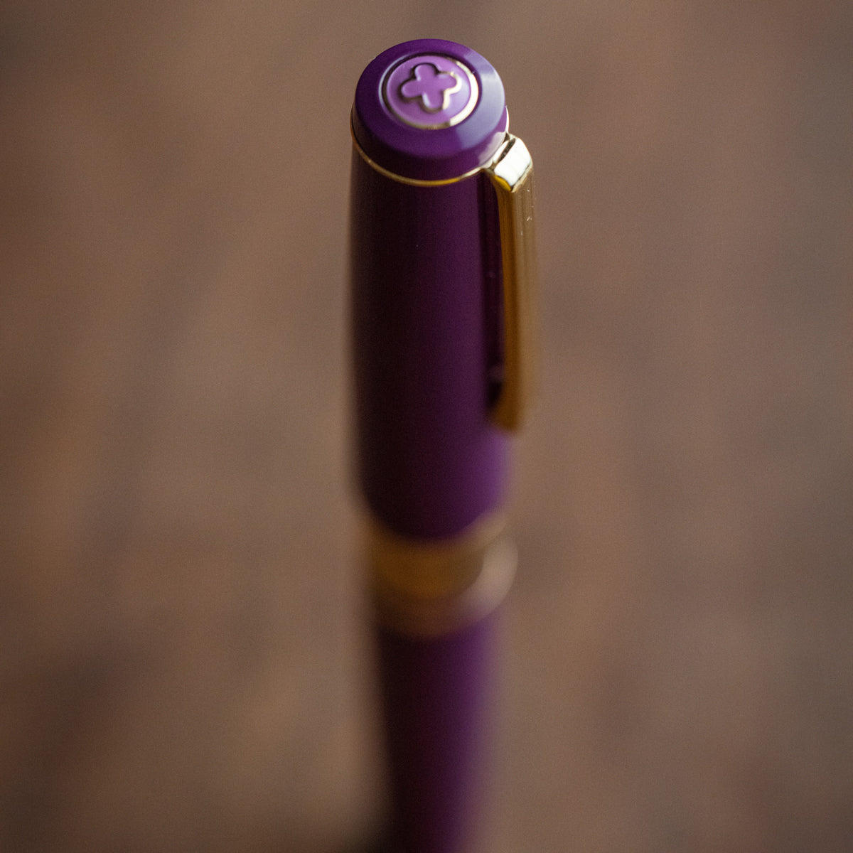 Model J Blackberry Ebonite with Gold trim - Fine